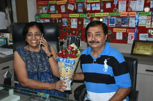 હરમીત દેસાઇના માતાપિતા