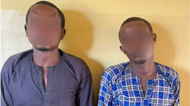 Awọn afurasi ajinigbe meji