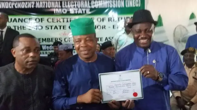 Ihedioha na osote ya