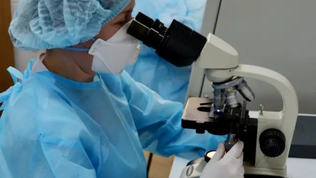 Лаборатория в противотуберкулезном диспансере