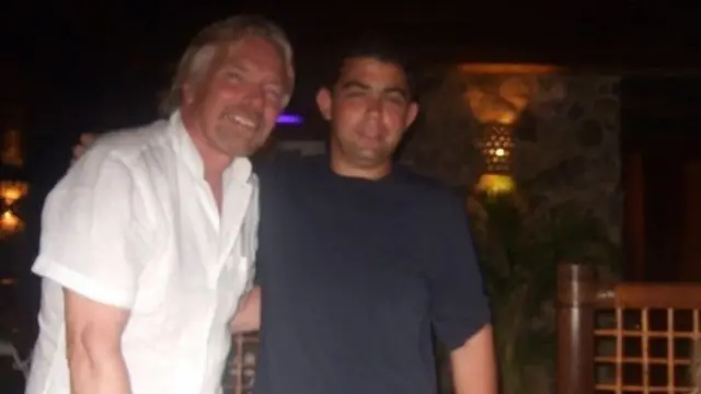 Andrew bertemu banyak bintang dan idola saat berumur 20-an tahun, termasuk Sir Richard Branson.