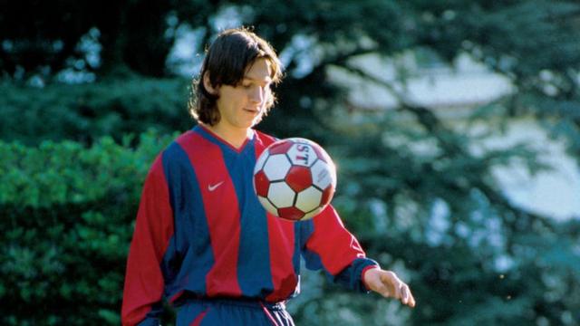 Lionel Messi a los 16 años