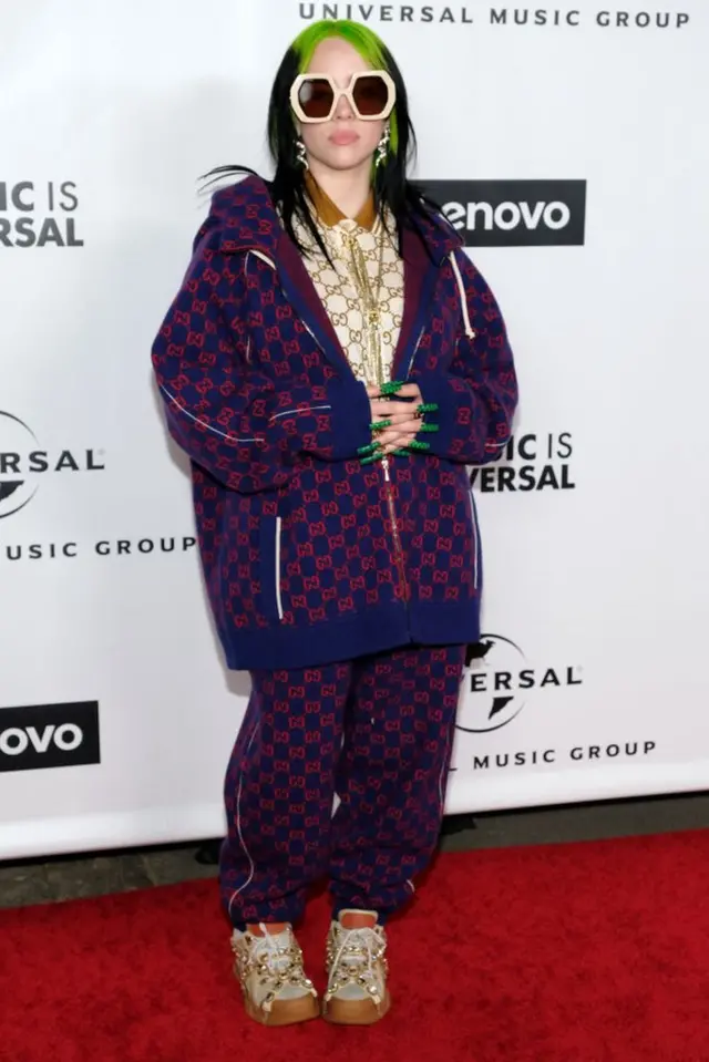 Billie Eilish en los Grammy de 2020
