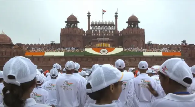 ਲਾਲ ਕਿਲੇ ਉੱਤੇ 78 ਵੇਂ ਅਜ਼ਾਦੀ ਦਿਵਸ ਸਮਾਗਮ 