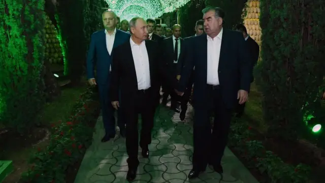 امام علی رحمان و ولادیمیر پوتین