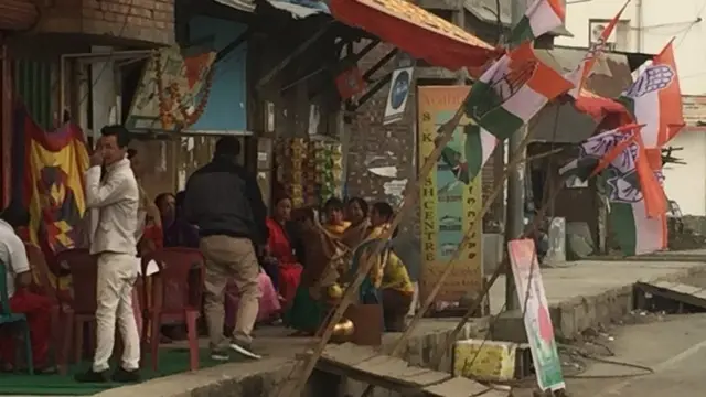 मणिपुर में कांग्रेस का चुनाव प्रचार