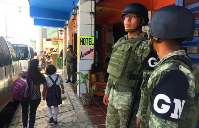 Redada en hotel de Tapachula.