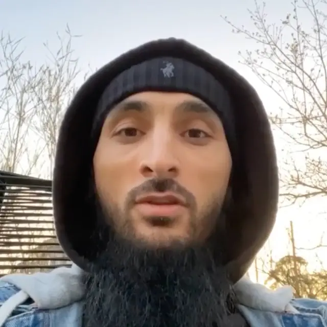 Publicación de Tumso en Instagram en abril, dos meses después del ataque.