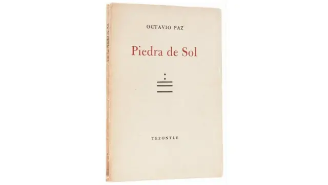 Portada del libro Piedra de Sol de Octavio Paz