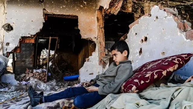 Cizre'de çocuk
