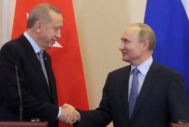Cumhurbaşkanı Recep Tayyip Erdoğan ve Rusya Devlet Başkanı Vladimir Putin