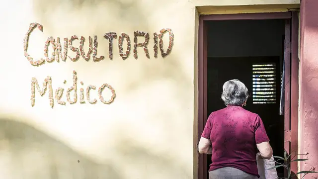 Una clínica en La Habana, Cuba