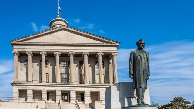 Edificio del Capitolio de Tennessee, Estados Unidos, 1845-59
