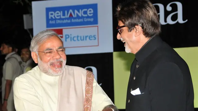 अमिताभ बच्चन, नरेंद्र मोदी