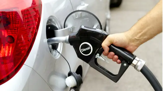 Дизельное топливо на автозаправке