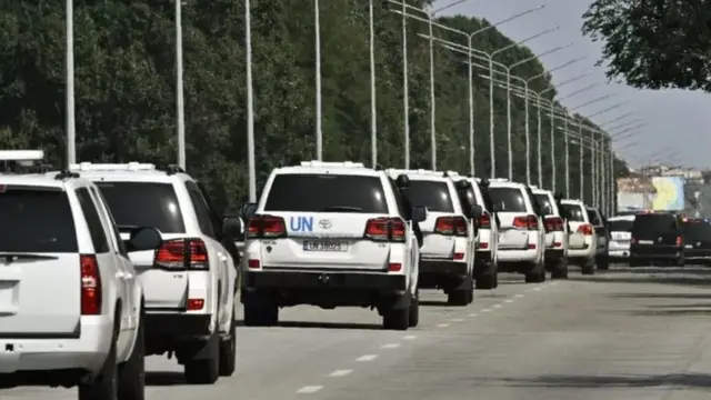 مفتشون من وكالة الطاقة النووية يقيمون باستمرار في محطة زابوريجيا لمراقبتها