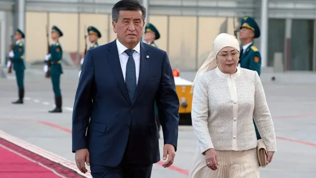Сооронбай Жээнбеков жана Айгүл Токоева