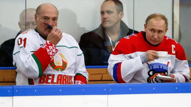 Александр Лукашенко и Владимир Путин