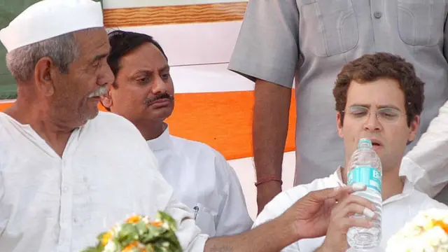 महेंद्र सिंह टिकैत और राहुल गांधी