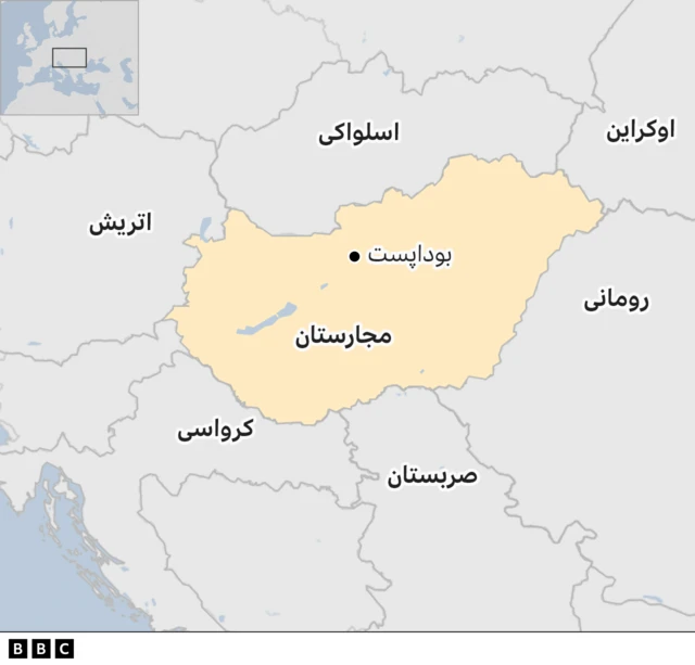 نقشه مجارستان