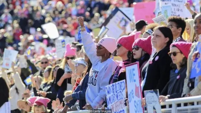 Pawai mengenai hak-hak perempuan