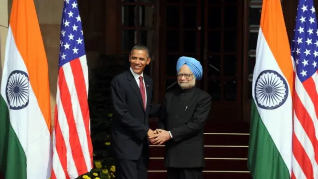 ఒబామా 2010లో భారతదేశంలో మూడు రోజులు పర్యటించారు.