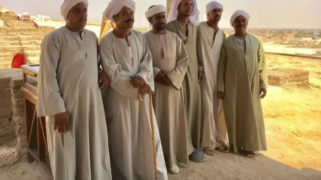 سواعد مصرية ساعدت في الاكتشافات الجديدة