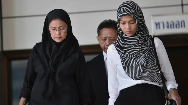 นางอังคณา และ น.ส. ประทับจิต