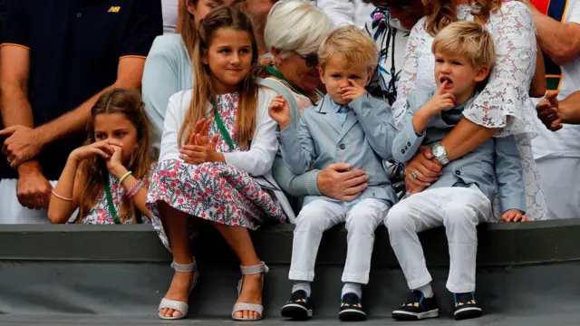 Charlene Riva, Myla Rose, Lenny e Leo Federer