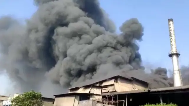 સુરતની મિલમાં ભીષણ આગ