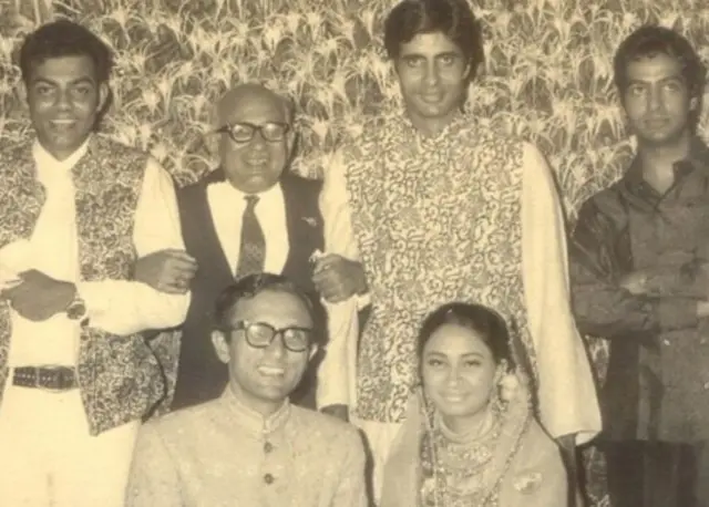 ख़्वाजा अहमद अब्बास के साथ अमिताभ बच्चन