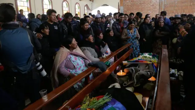 Funeral en Bolivia