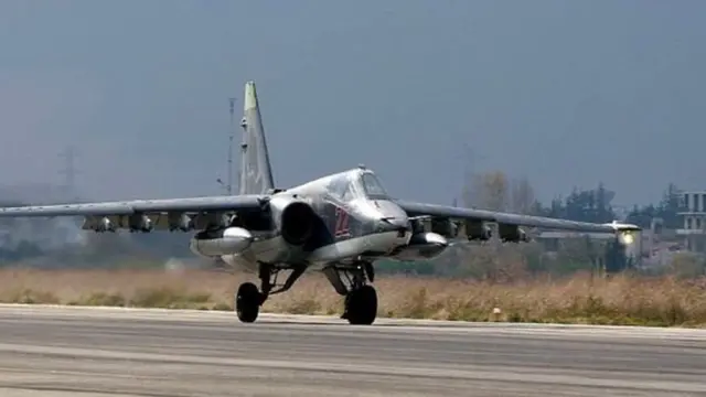 रशियाच्या सुखोई-२५ विमानाचं संग्रहित छायाचित्र
