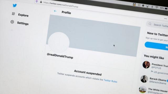推特关闭特朗普账户引发争议（Credit: Getty Images）