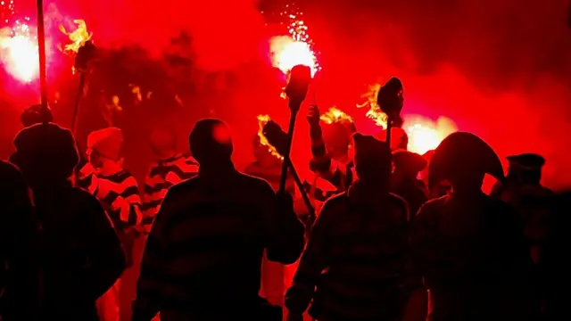 Noche de Guy Fawkes en Lewes