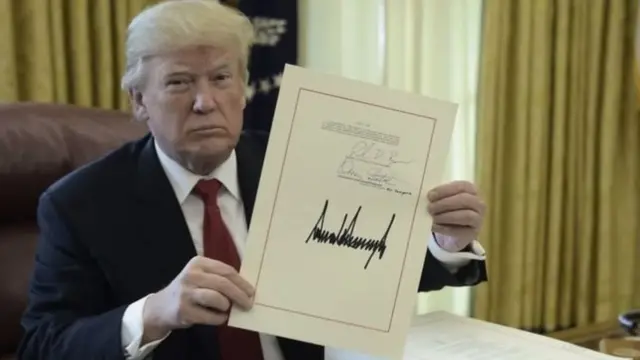 Itegeko rya Perezida Trump ku misoro byitezwe ko rizatuma ubukungu bwa Amerika bwiyongera.