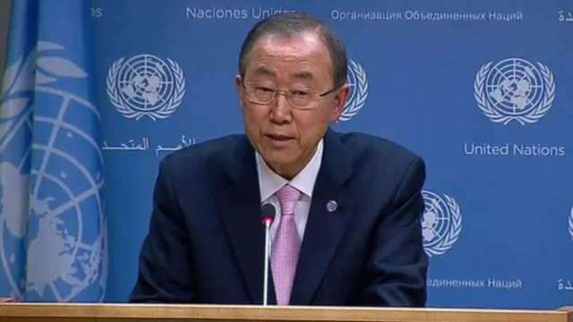 Katibu mkuu wa Umoja wa Mataifa ban Ki-moon