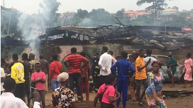 Gas explosion in Lagos
