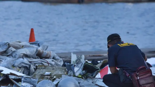 Puing-puing pesawat Lion Air JT610.