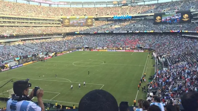 Lugar del estadio MetLife en el que se tomó la fotografía.