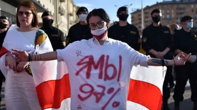 Акция оппозиции в Минске
