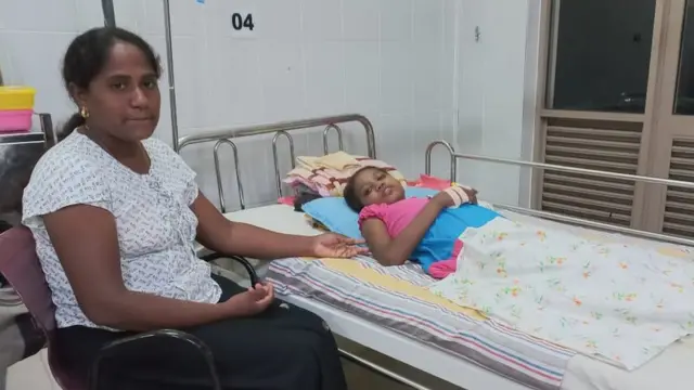 Sathsarani, anak perempuan berusia 13 tahun dengan diabetes tipe 1