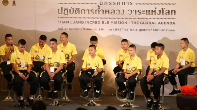 เด็ก ๆ ทีมหมูป่าทั้ง 12 คน