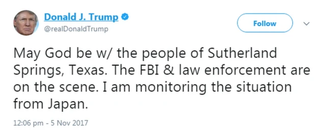 ડોનાલ્ડ ટ્રમ્પનું ટ્વીટ