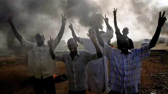 Sudanese protesters