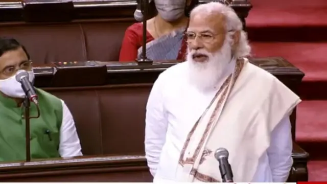 पंतप्रधान नरेंद्र मोदी, राज्यसभा