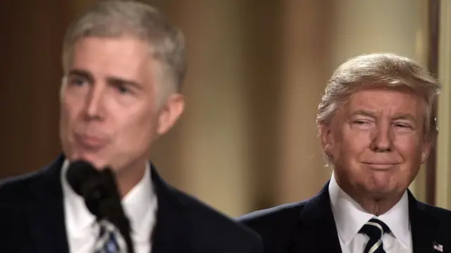 Thẩm phán Neil Gorsuch phát biểu sau khi Tổng thống Trump đề cử ông vào Tòa Tối cao hôm 31/1