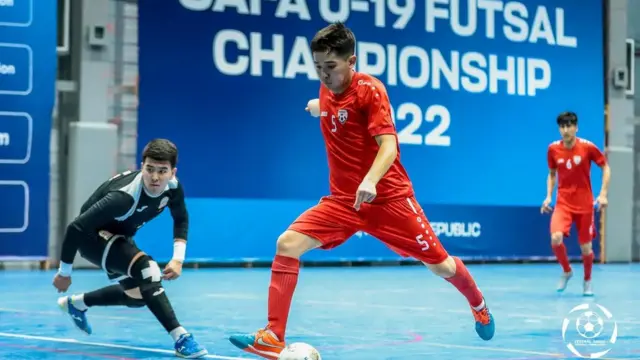 امید قنبري یار له دریو ګولونو سره د دې لوبې غوره لوبغاړی و