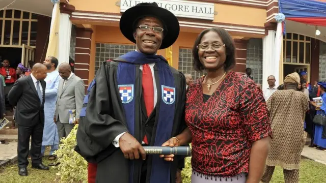 Cosmas Maduka na nwunye ya bụ Charity Maduka