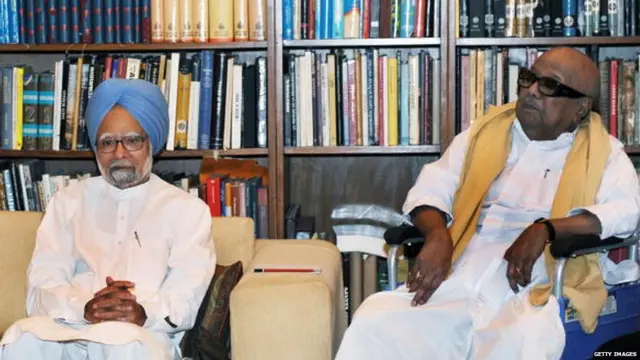 ਮਨਮੋਹਨ ਸਿੰਘ ਅਤੇ ਕਰੁਣਾਨਿਧੀ